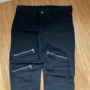 Carmar LF Stores Black Zipper Jeans Size 29
